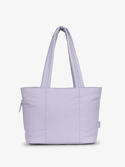 CALPAK Luka Mini Tote front view in purple lavender in Orchid; ALM2401-ORCHID view 1