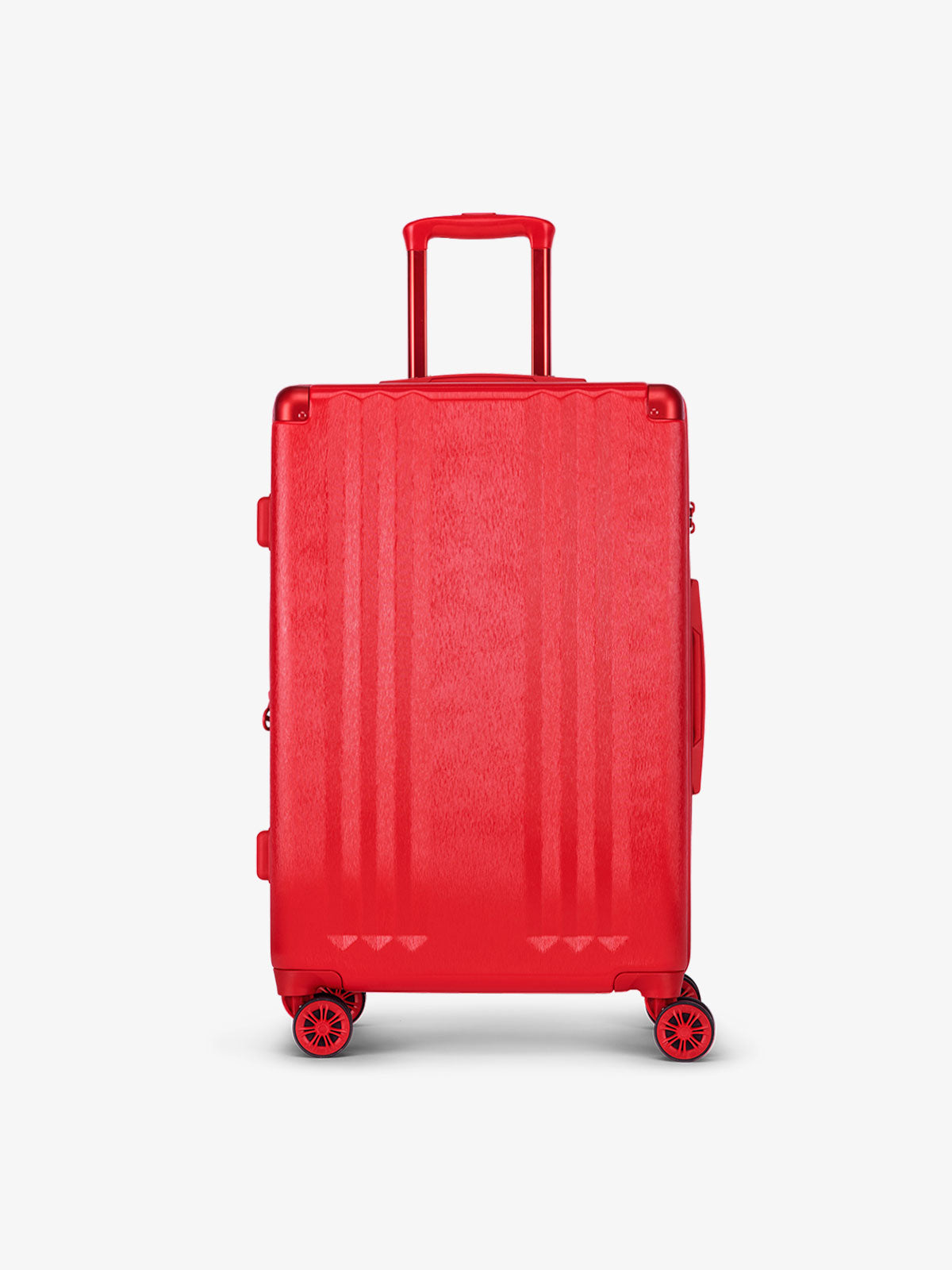 Red carry on suitcase on sale