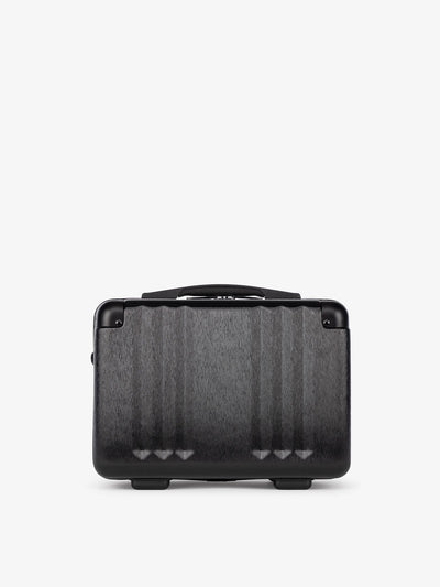 CALPAK Ambeur black travel vanity case for makeup; CC1801-AMBEUR-BLACK view 1