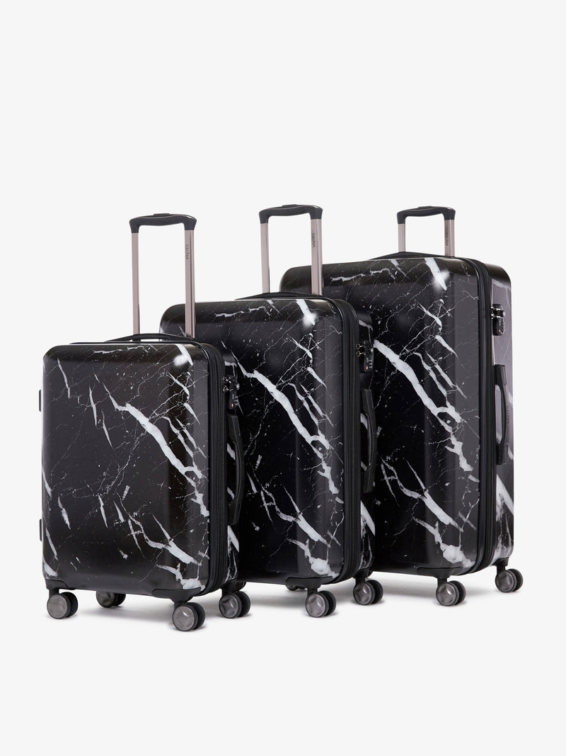 CALPAK Astyll medium luggage set in midnight marble