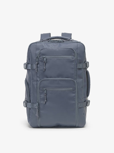 CALPAK Terra 26L Laptop Backpack Duffel in blue Matte Indigo front view; BPH2201-INDIGO view 1