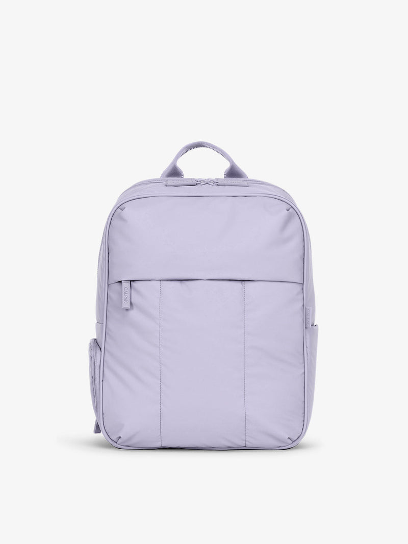 CALPAK Luka 15 inch Laptop Backpack in lavender purple in Orchid