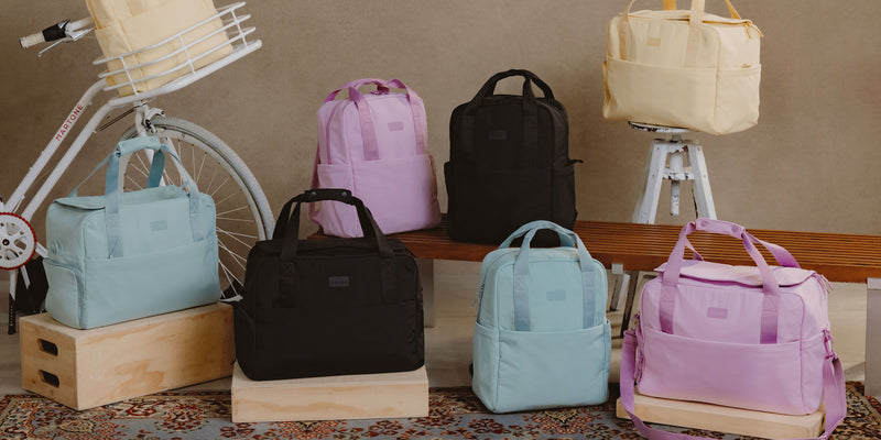 <div style="text-align:center;margin: 0 0 20px;"><span style="font-size:20px;">New: Connect Collection</span></div>
<center>Bags designed for class or creativity.
<br>
</center>