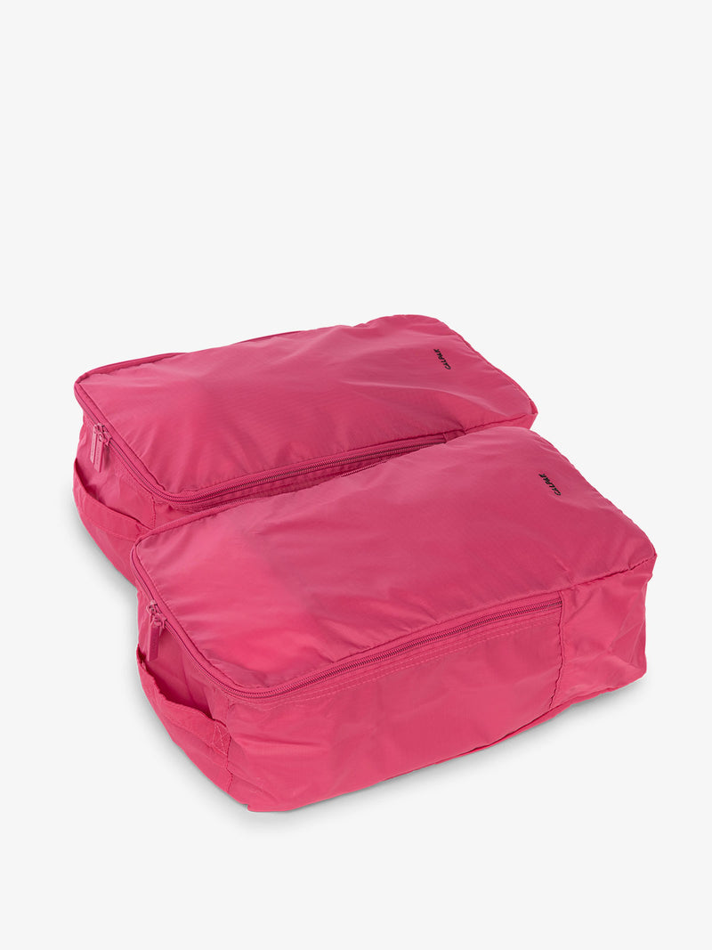 CALPAK Compakt shoe bag set in dragonfruit