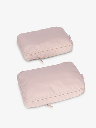 CALPAK compression packing cubes in pink sand; PCC2201-PINK-SAND view 1