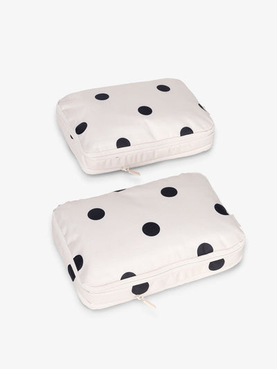 CALPAK compression packing cubes in polka dot; PCC2201-POLKA-DOT view 1