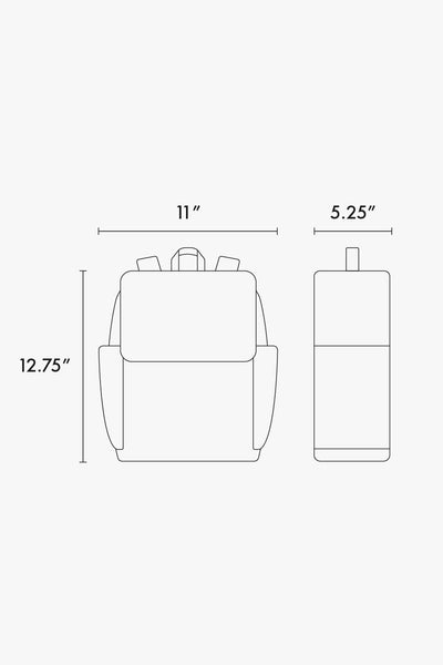 CALPAK convertible mini diaper backpack dimensions;