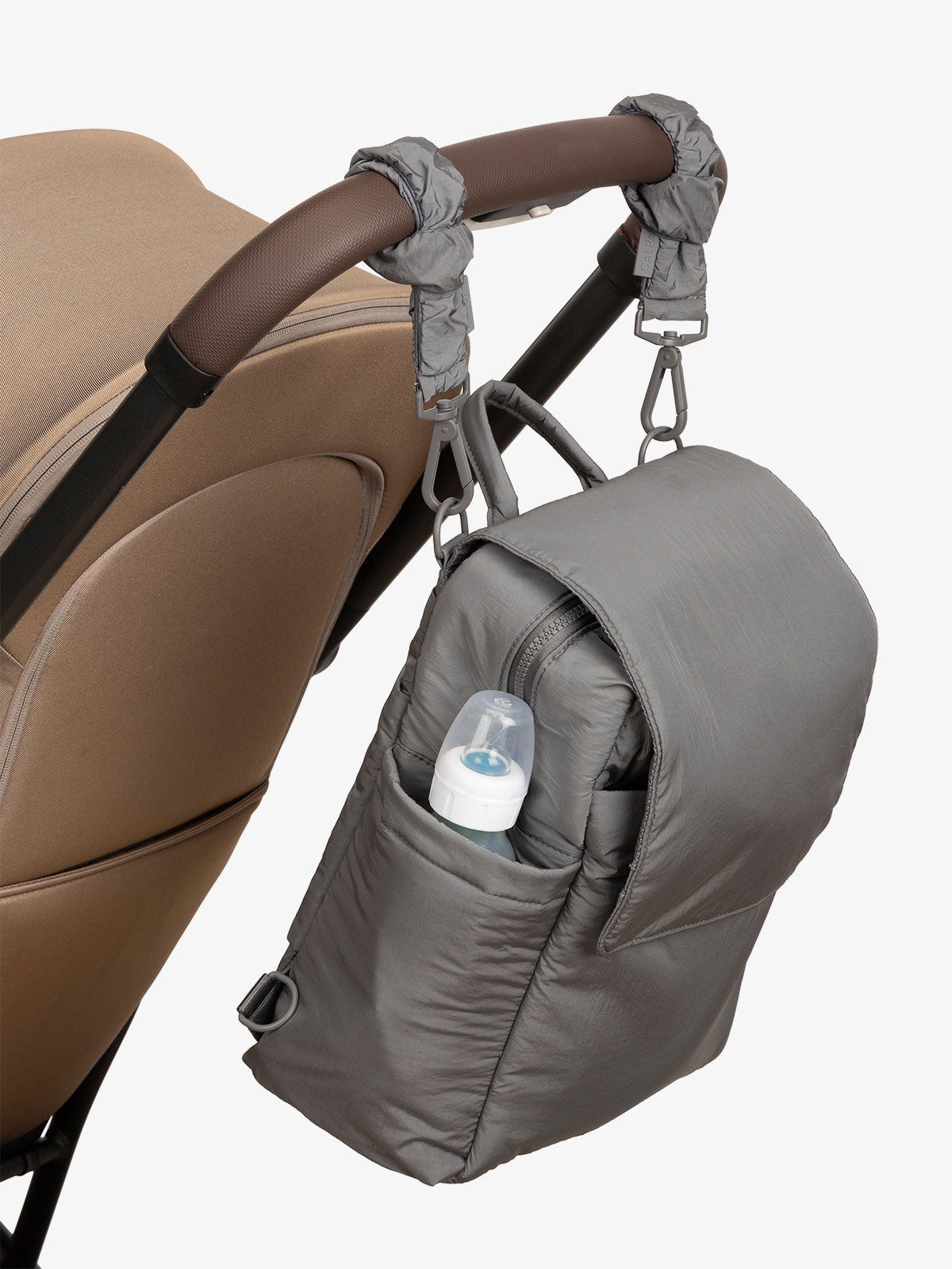 Calpak Convertible Mini Diaper Backpack with Stroller Straps in Dark Grey Travel Bag