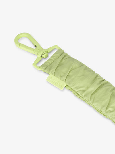 CALPAK diaper bag stroller straps with dog clips for d-rings in green