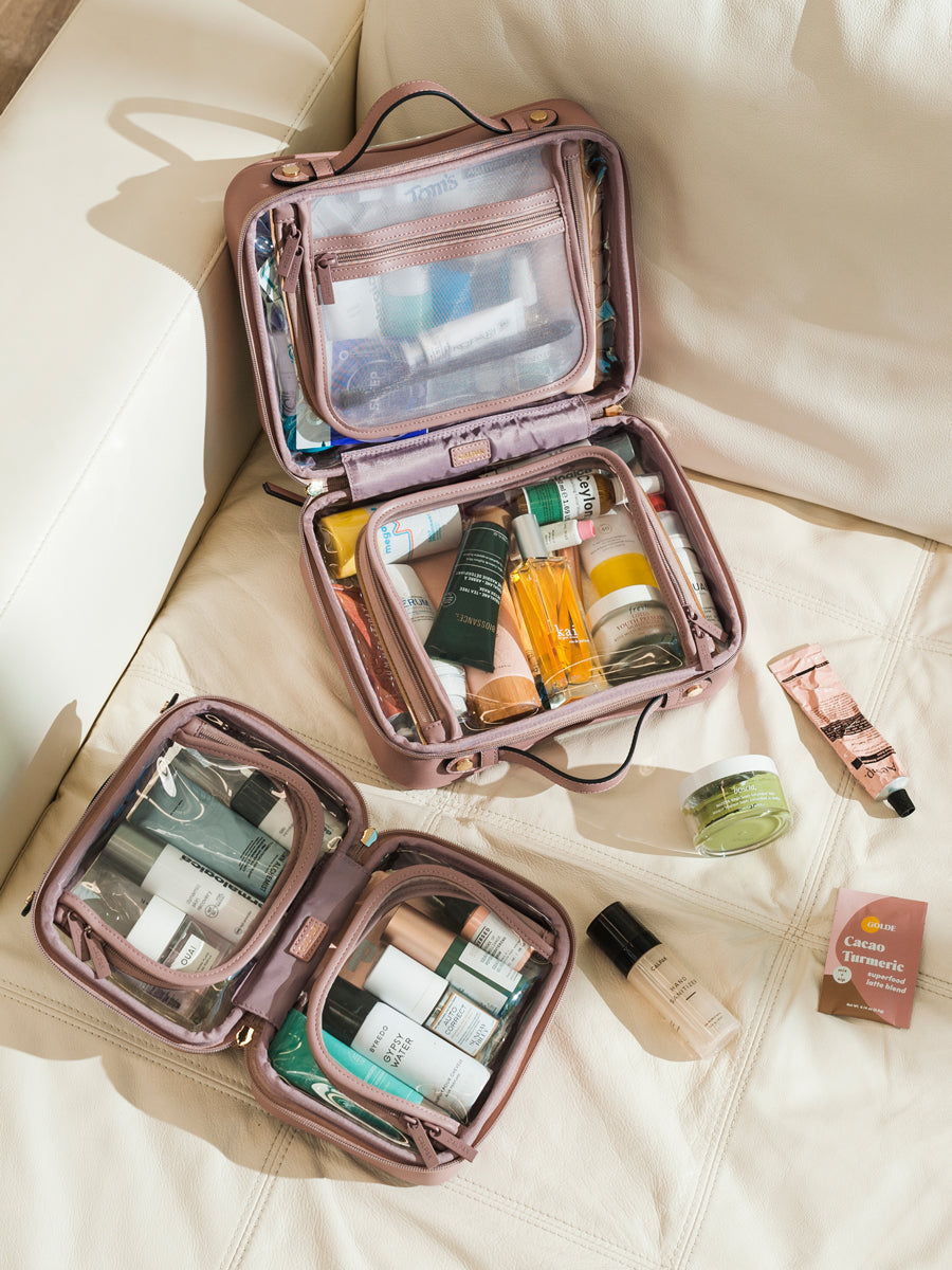 Calpak popular Cosmetic Case in Mauve