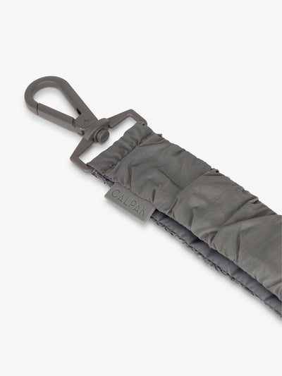 CALPAK diaper bag stroller straps with dog clips for d-rings in gray