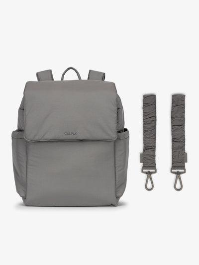 CALPAK Diaper Backpack with Stroller Straps Included in slate