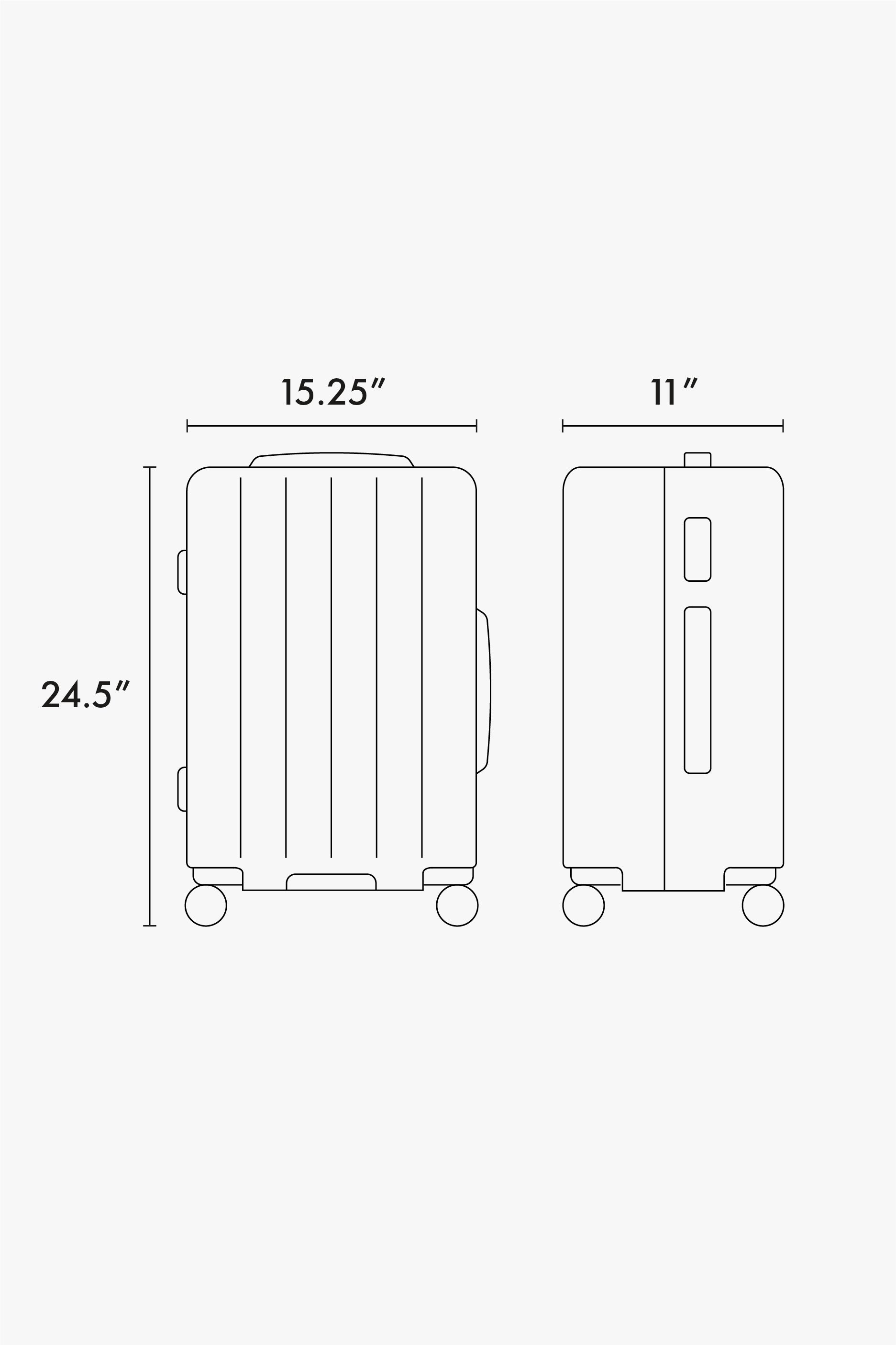 CALPAK Evry Medium Luggage in Pistachio | 24.5