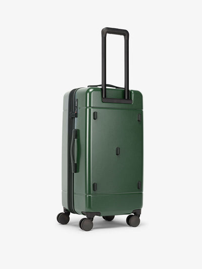 CALPAK hue medium trunk luggage with 360 spinner wheels and TSA approved lock in green