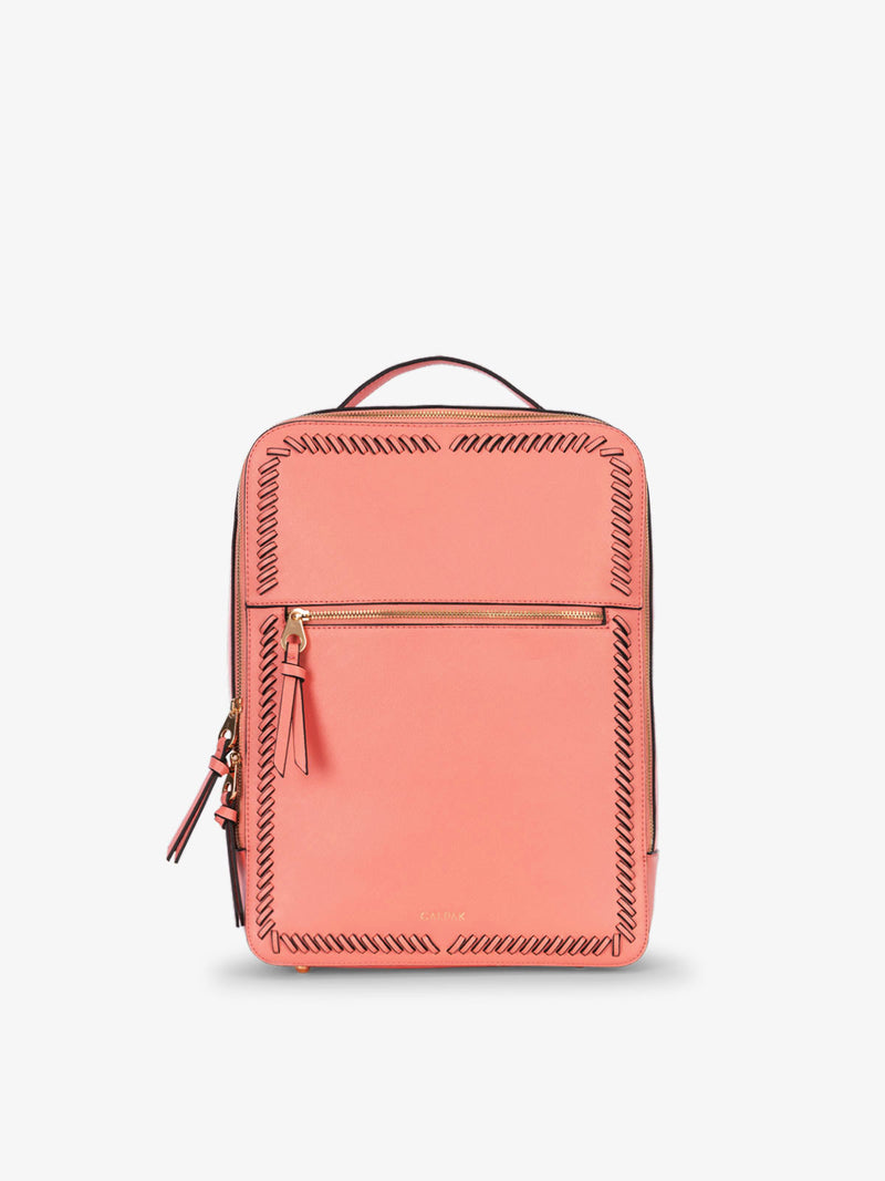 CALPAK Kaya laptop backpack in coral