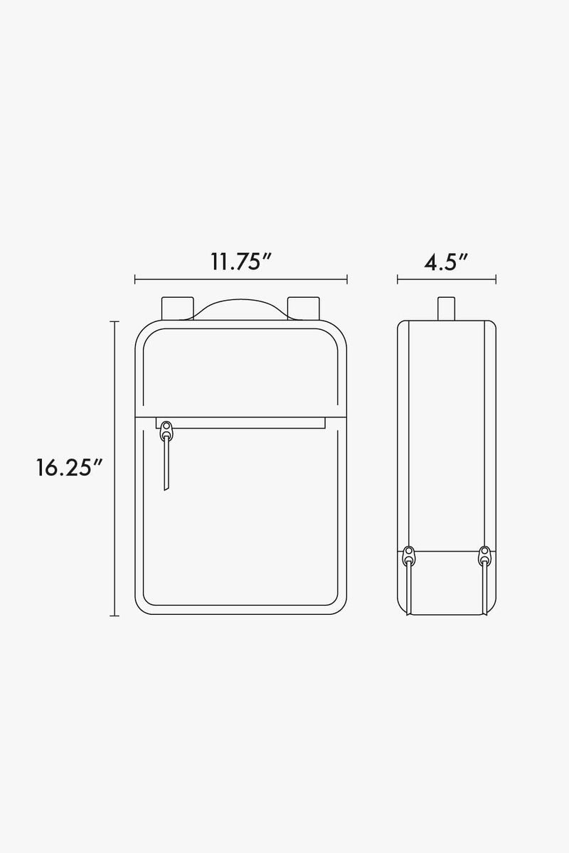 Kaya 17 inch Laptop Backpack dimensions