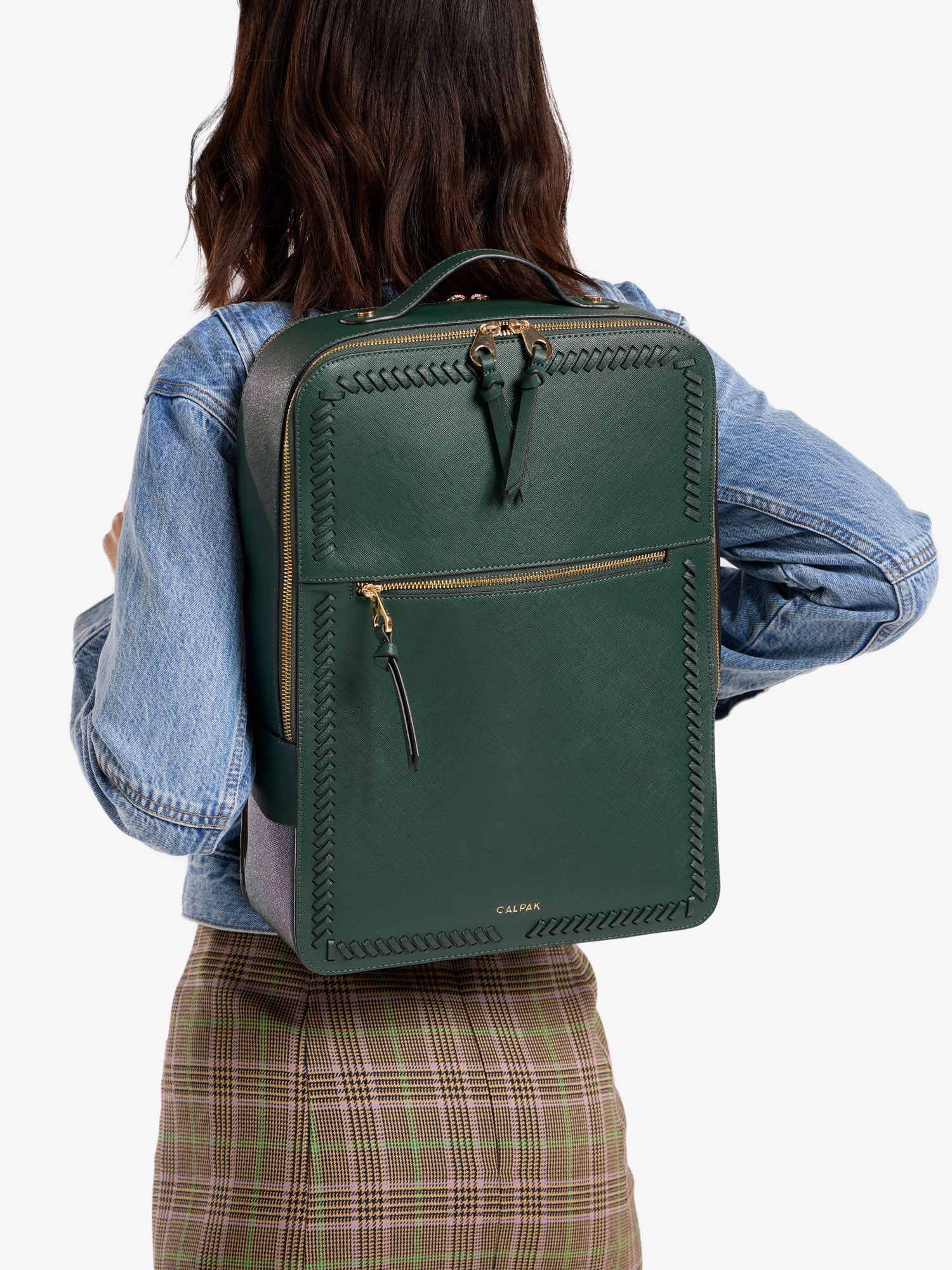 Kaya 17 inch Laptop Backpack in Emerald CALPAK