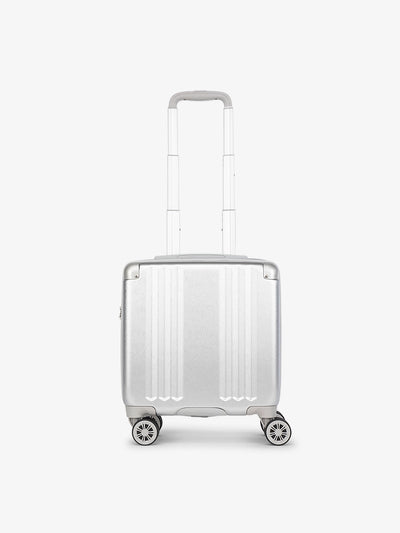CALPAK Ambeur small carry-on luggage with 360 spinner wheels in silver; LAM1014-SILVER