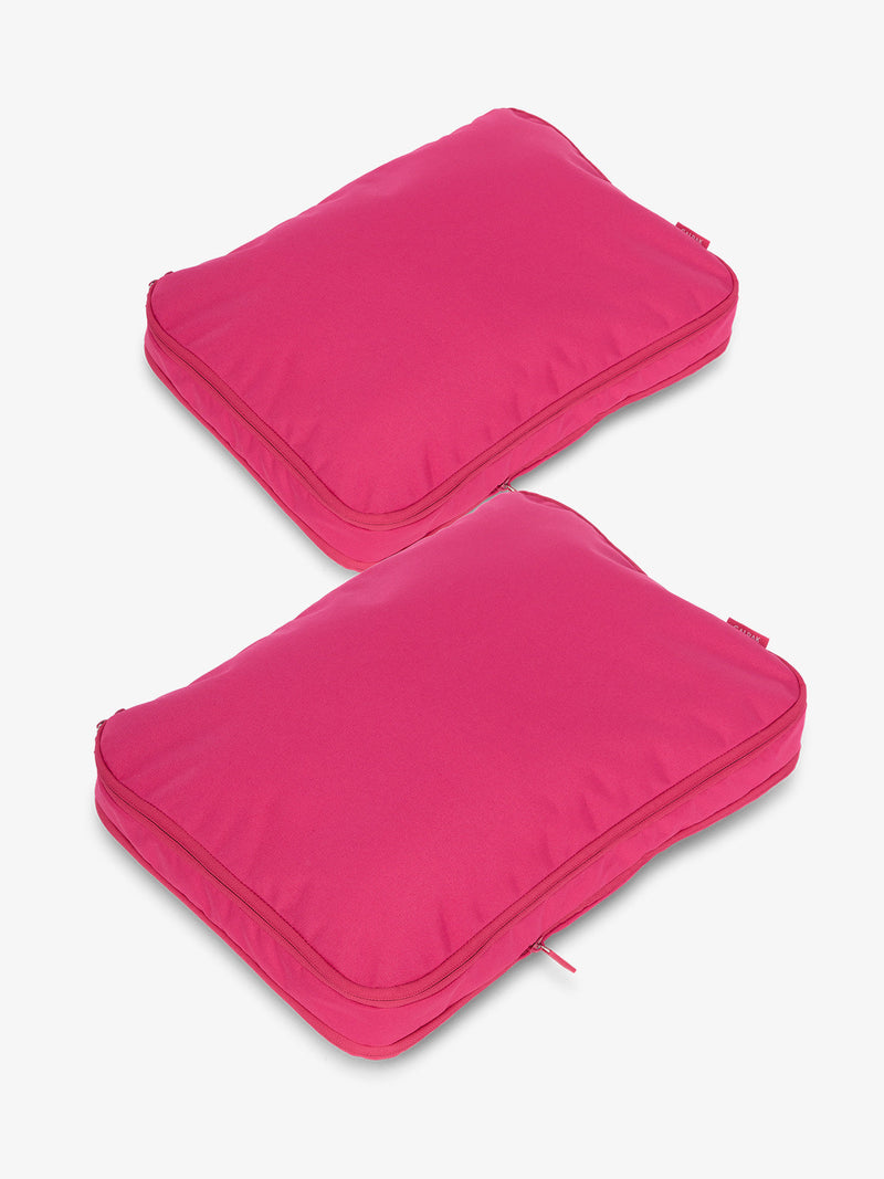 CALPAK large compression packing cubes in dragonfruit