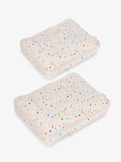 CALPAK Large Compression Packing Cubes in multi-colored speckle; PCL2301-SPECKLE view 1