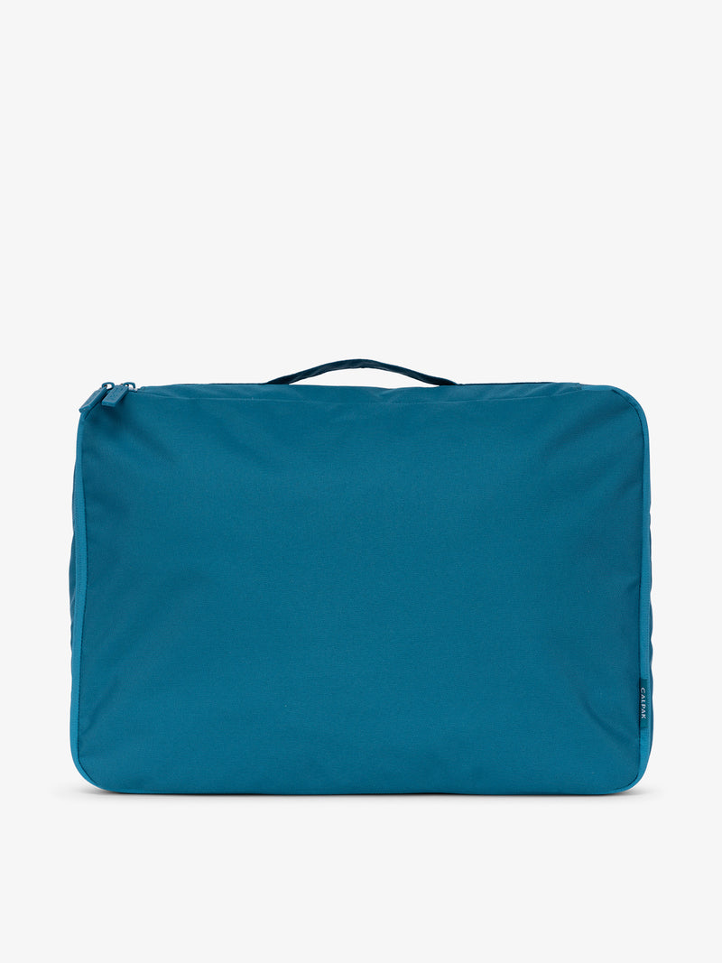 CALPAK large packing cubes with top handle in blue