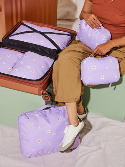 CALPAK Large Compression Packing Cubes in orchid fields; PCL2301-ORCHID-FIELDS view 2