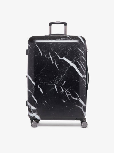 CALPAK Astyll large 29 inch black marble hard shell luggage; LAT1028-MIDNIGHT-MARBLE view 1