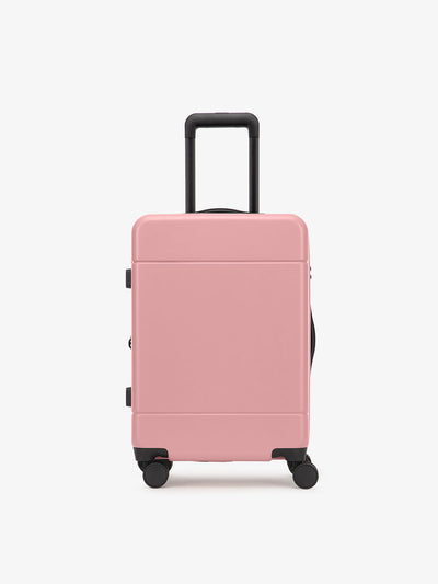 CALPAK Hue hard shell rolling carry on luggage in light pink mauve; LHU1020-NP-MAUVE