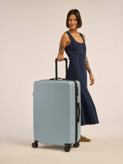 CALPAK Hue Large Luggage in blue Bluebell; LHU1028-BLUEBELL view 2