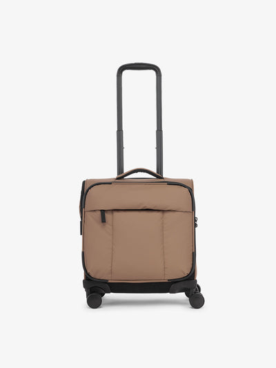 CALPAK Luka mini soft carry-on luggage in chocolate; LSM1014-CHOCOLATE view 1