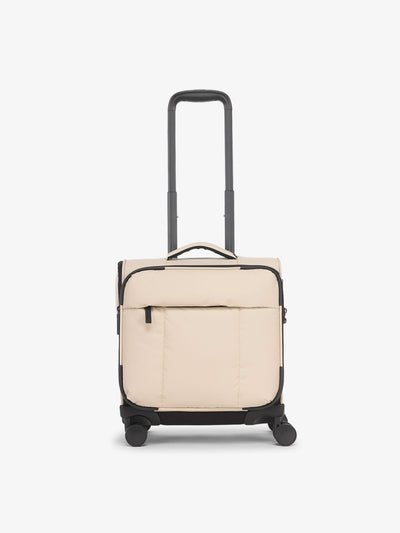 CALPAK Luka mini soft carry-on luggage in oatmeal; LSM1014-OATMEAL
