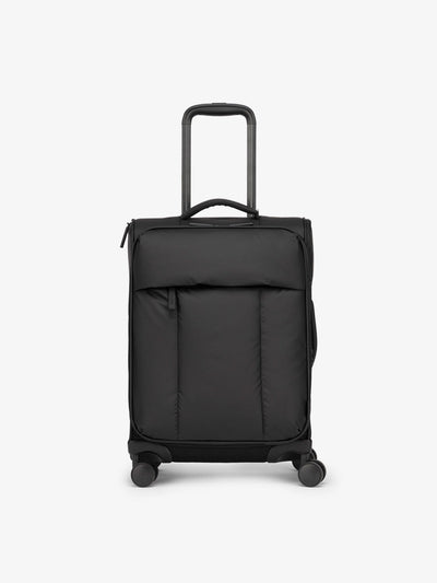 CALPAK Luka soft sided carry on luggage in black; LSM1020-MATTE-BLACK view 1