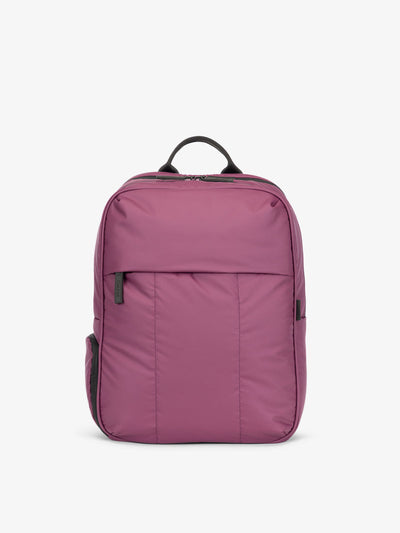 CALPAK Luka Laptop Backpack for women in purple plum; BPL2001-PLUM