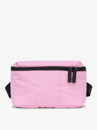 CALPAK Luka Belt Bag with soft puffy exterior in pink; BB1901-BUBBLEGUM view 1