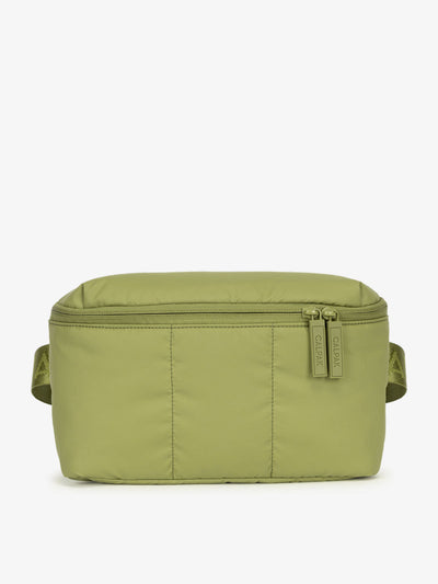 CALPAK Luka Belt Bag with soft puffy exterior in green pistachio; BB1901-PISTACHIO view 1