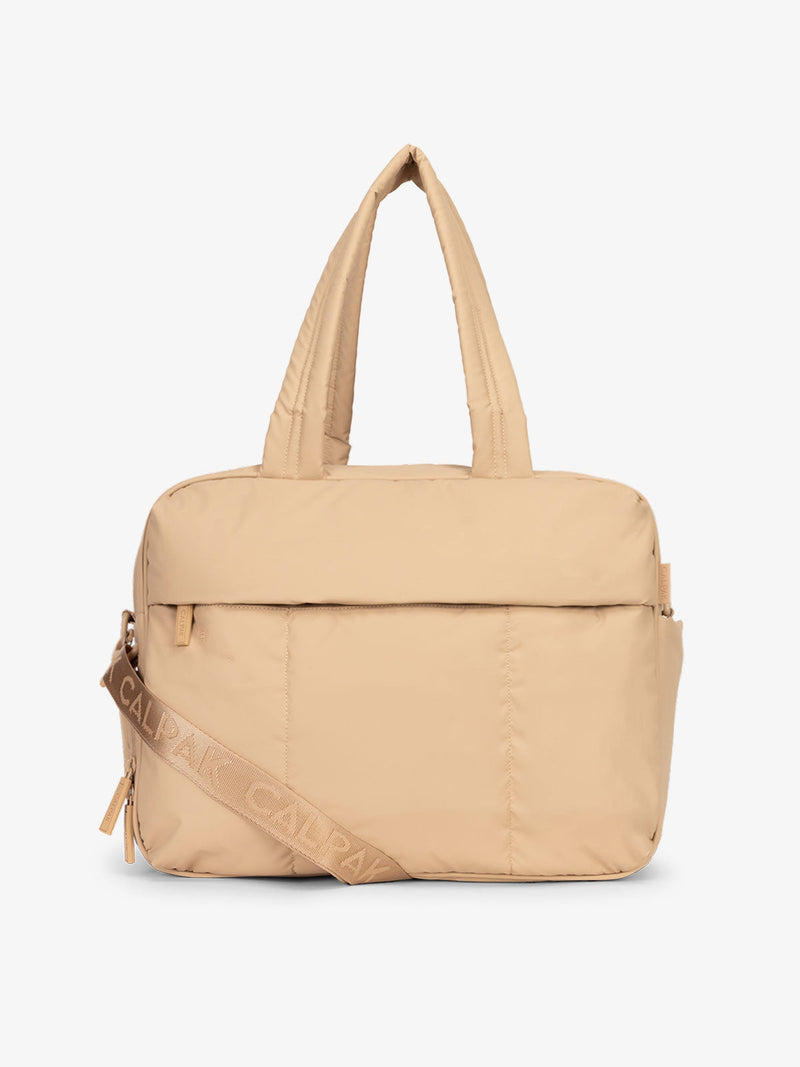 CALPAK Luka Duffel bag in latte brown