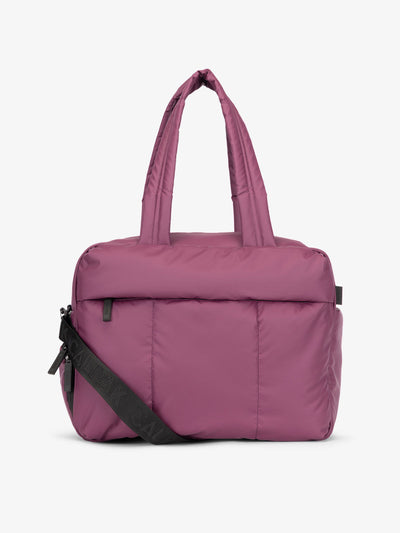 CALPAK Luka Duffel bag in plum purple; DSM1901-PLUM