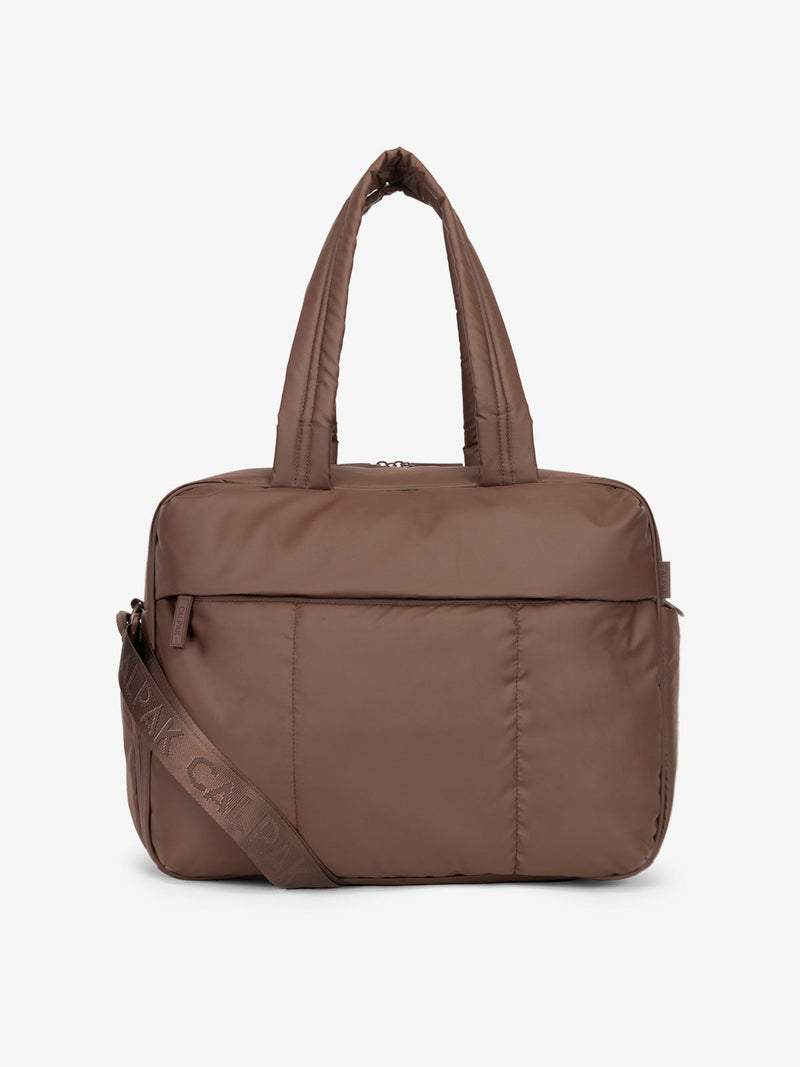 CALPAK Luka Duffel bag in walnut brown