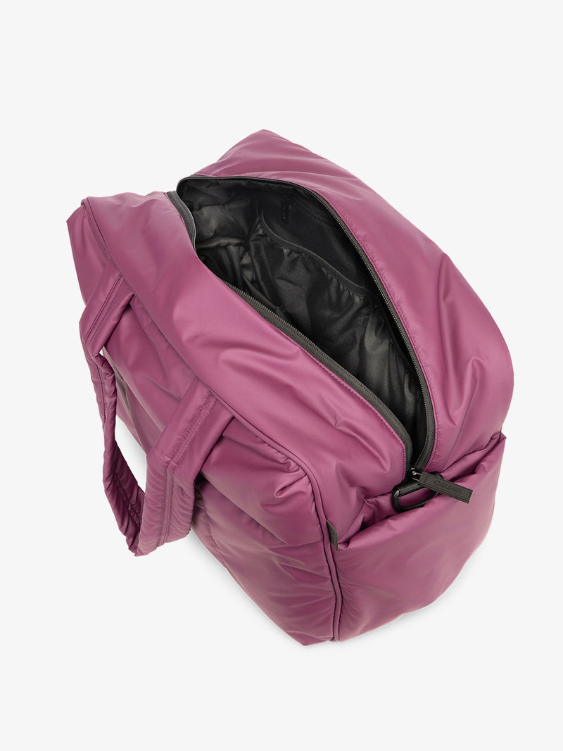 Luka weekender bag in plum