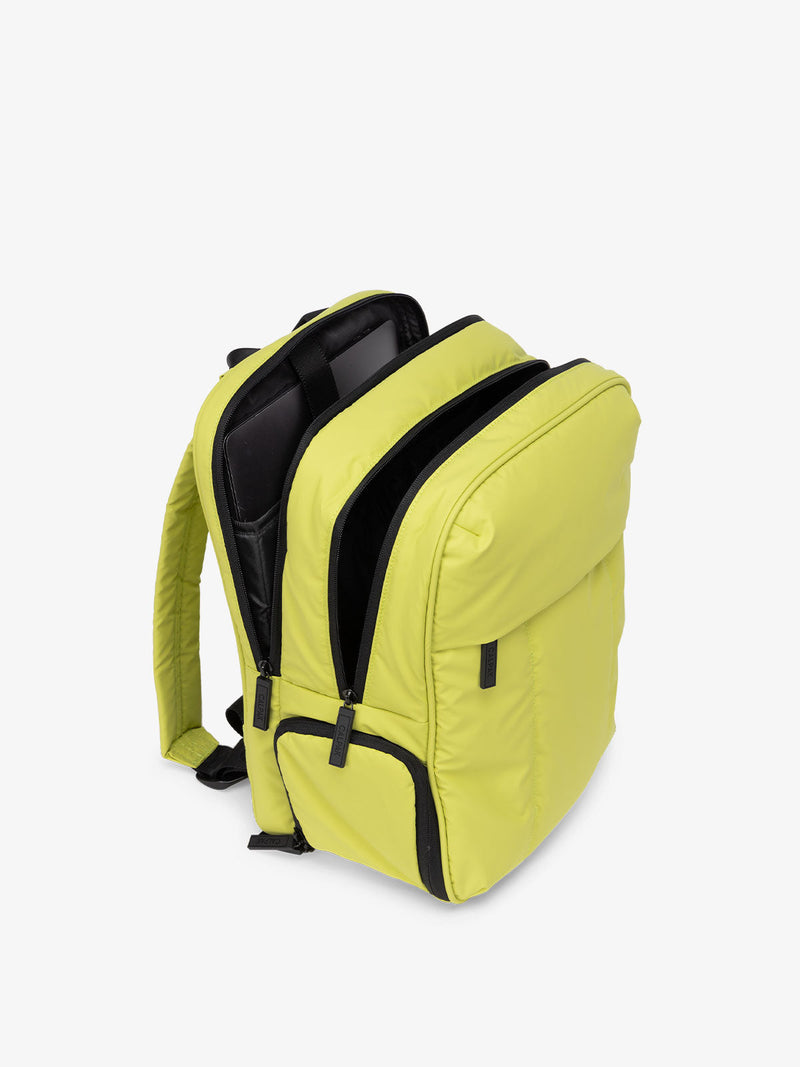 compartments of Luka laptop backpack