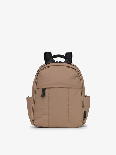 CALPAK Luka Mini Backpack for essentials for everyday use in brown; BPM2201-CHOCOLATE view 1