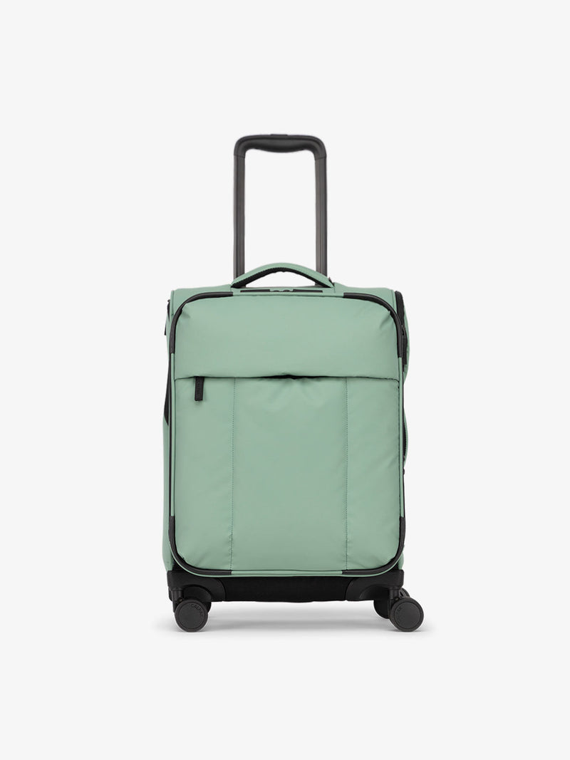 CALPAK Luka soft sided carry on luggage in green sage