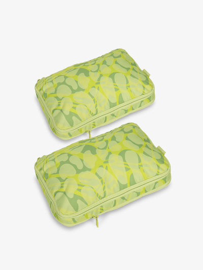 CALPAK compression packing cubes in lime viper; PCC2201-LIME-VIPER view 1