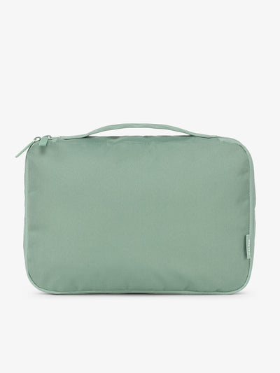 CALPAK packing cubes with top handle in green