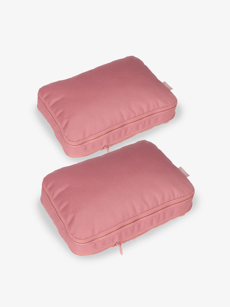 CALPAK compression packing cubes in tea rose