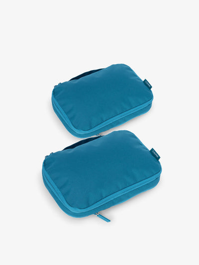 CALPAK small compression packing cubes in lagoon; PCS2301-LAGOON view 1