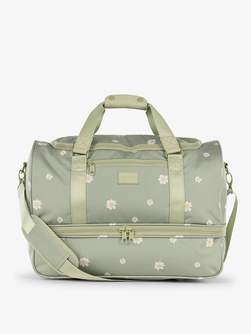 CALPAK Stevyn Duffel bag with removable crossbody strap in daisy