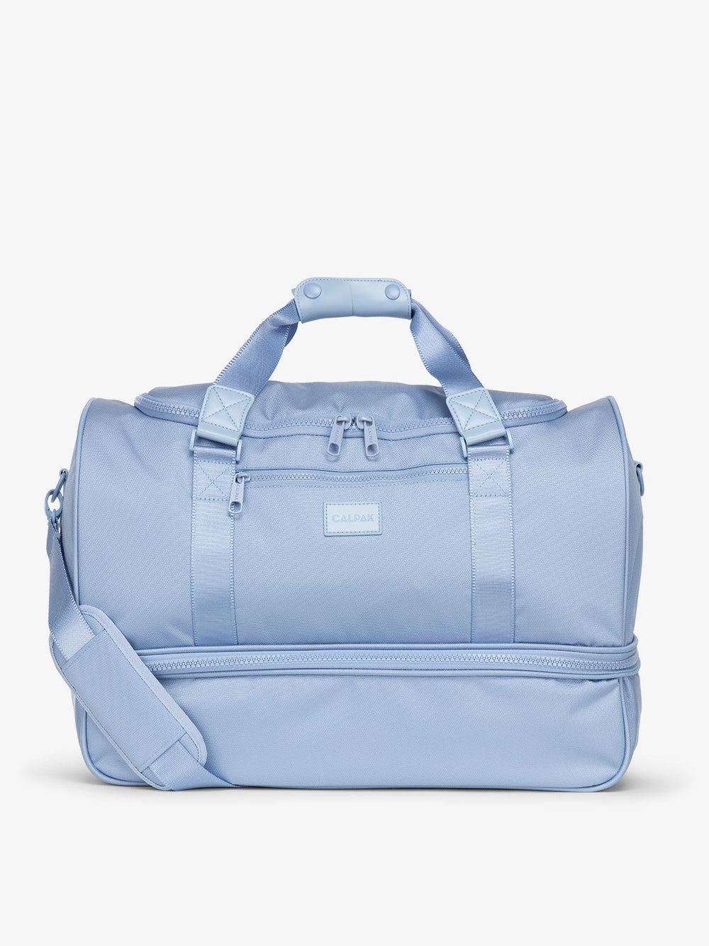 Stevyn Duffel Bag with Shoe Compartment in Sky