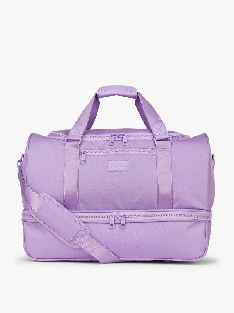 CALPAK Stevyn Duffel bag with removable crossbody strap in orchid