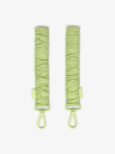 CALPAK Stroller Straps for Diaper Bag made with Oeko-Tex certified, recycled, and water-resistant materials in lime; STP2401-LIME view 1